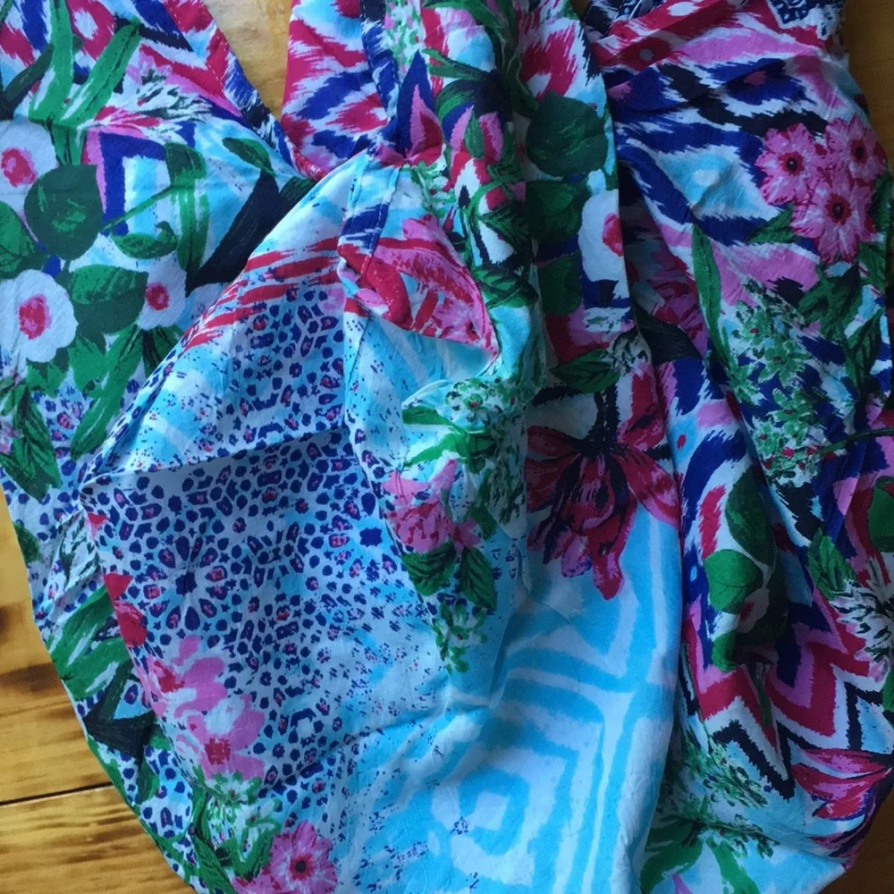 NWT Pink Boho Tote Scatchel Ethnic Slouch Hobo Handbag Floral